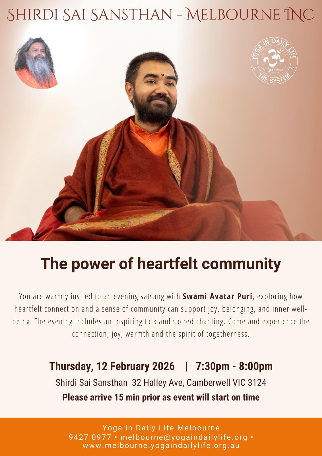 THE POWER OF HEARTFELT COMMUNITY